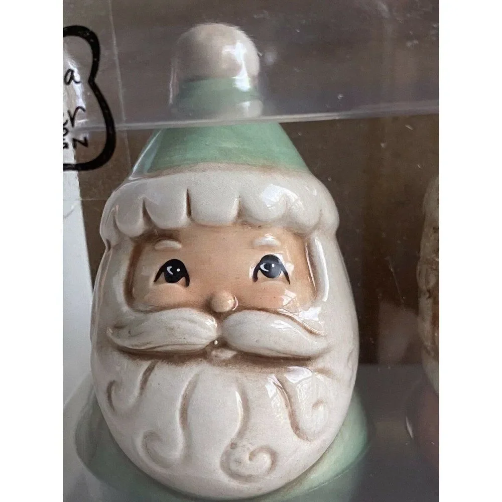 Johanna Parker Design Christmas  Mr & Mrs. Claus Santa Salt & Pepper Shakers New